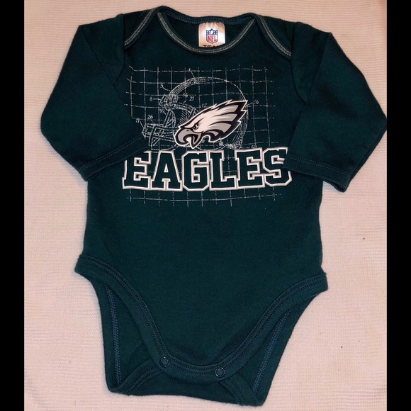 Set of 2 Philadelphia Eagles LS Bodysuits - Picture 8 of 8